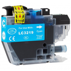 Cartuccia Brother LC3219XLC Ciano alta capacità