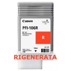 Cartuccia Canon PFI-106R Red Rosso