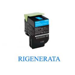 Toner Lexmark 802XC Ciano
