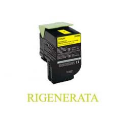 Toner Lexmark 80C2XY0 Giallo