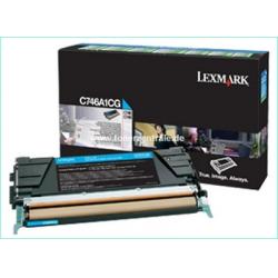 Toner Lexmark X746A1CG Ciano