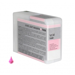 Cartuccia Epson T580B Vivid Magenta senza chip