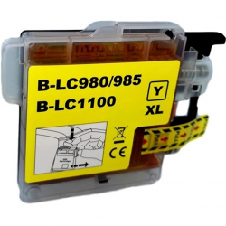 Cartuccia Brother LC980Y LC1100Y Giallo compatibile