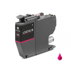 Cartuccia Brother LC421XLM Magenta alta capacità
