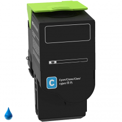 Toner Lexmark 78C2XC0 Ciano alta capacità