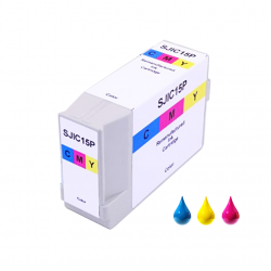 Cartuccia Epson SJIC15P Ciano Magenta Giallo