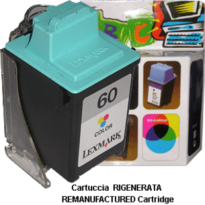 Cartuccia Lexmark 17G0060 Ciano Magenta Giallo Cartuccia Lexmark 17G0060 Ciano Magenta Giallo
