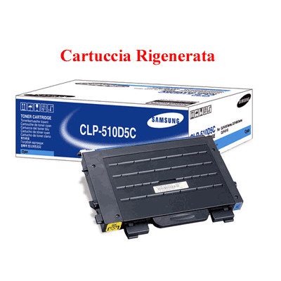 Toner Samsung CLP-510D5C Ciano Toner Samsung CLP-510D5C Ciano