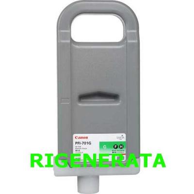 Cartuccia Canon PFI-701G Green Verde