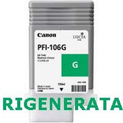 Cartuccia Canon PFI-106G Green Verde