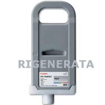 Cartuccia Canon PFI-704PGY Grigio Grigio Photo Cartuccia Canon PFI-704PGY Grigio Grigio Photo