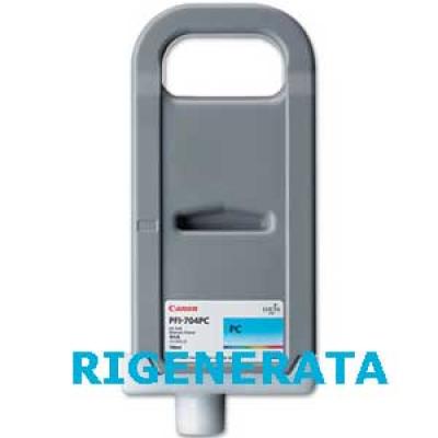 Cartuccia Canon PFI-704PC Ciano Photo