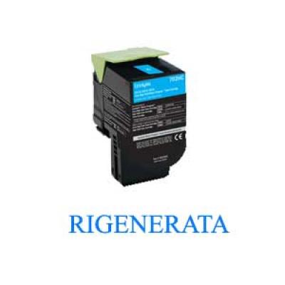 Toner Lexmark 802XC Ciano Toner Lexmark 802XC Ciano