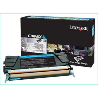 Toner Lexmark X746A1CG Ciano Toner Lexmark X746A1CG Ciano