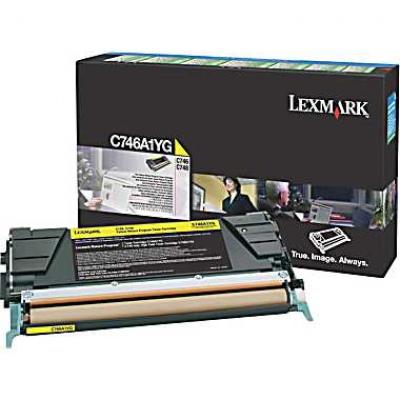 Toner Lexmark X746A1YG Giallo Toner Lexmark X746A1YG Giallo