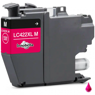 Cartuccia Brother LC422XLM Magenta alta capacità