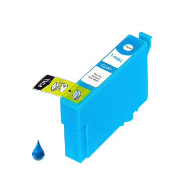 Cartuccia Epson T0482 Ciano Cartuccia Epson T0482 Ciano