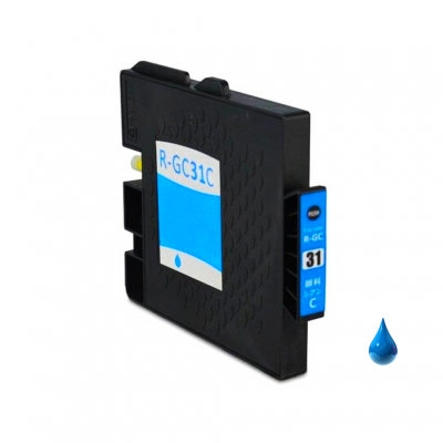 Cartuccia Ricoh GC31C Ciano Cartuccia Ricoh GC31C Ciano