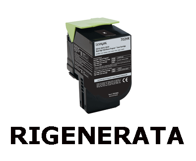 Toner Lexmark 702HK Nero