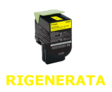 Toner Lexmark 702HY Giallo